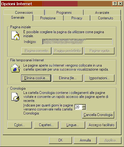 MSIE options