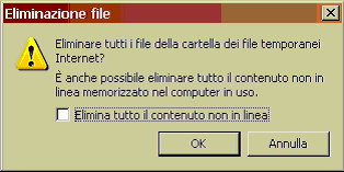 Delete options